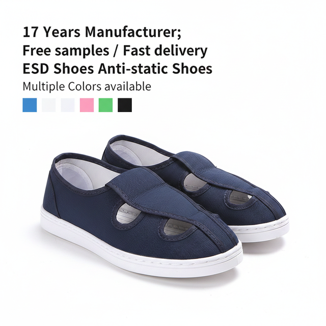 ESD PU PVC SPU Cleanroom Shoes Antistatic Boots Light Blue Antistatic Steel Toe Safety Shoes Anti-static ESD Shoes