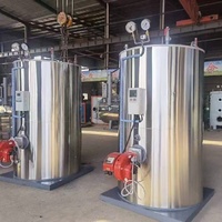 Chaudière à vapeur verticale industrielle à tubes de fumée, automatique, au gaz naturel, au diesel ou au GPL, machine de production de vapeur de 50 à 1000 kg