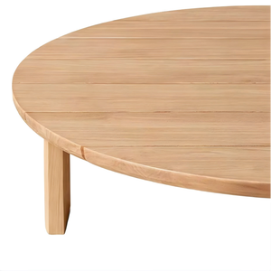 Mesa de Centro Redonda de Madera de Teca para Exteriores <span class=keywords><strong>Lagos</strong></span>, Muebles de Exterior Personalizados para Sala de Estar, Hotel, Estilo Moderno - Product Image 3