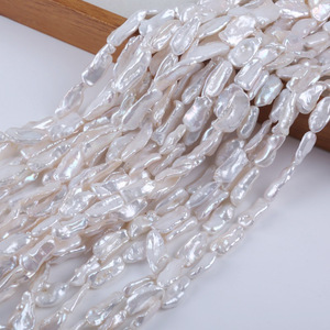 Collar y Pulsera de Perlas de Agua Dulce Naturales Zhuji de 10-11 mm, Color Blanco, Perlas Sueltas para DIY, Venta al por Mayor - Product Image 1