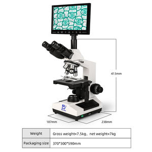 <span class=keywords><strong>Microscope</strong></span> biologique trinoculaire numérique MSD4200-9YT pour l'observation cellulaire botanique, démonstration éducative de recherche médicale - Product Image 2