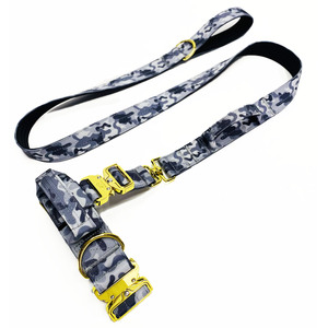 כתום מותאם אישית כלב טקטי lash 5ft ניילון 6ft חוט עם ידית ומתכת אישית עבור כלבים בינוניים וגדולים - Product Image 5