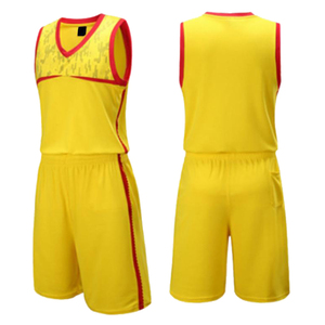 Plus Size Custom 100%polyester Basketball Jersey Uniform Set Breathable Basketball Wear Digital Print Basketball Uniform - Product Image 1