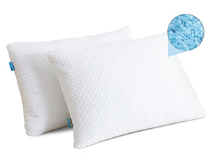 <span class=keywords><strong>Almohadas</strong></span> <span class=keywords><strong>de</strong></span> cama <span class=keywords><strong>de</strong></span> espuma viscoelástica triturada para dormir, almohada refrescante <span class=keywords><strong>de</strong></span> bambú para dormir <span class=keywords><strong>de</strong></span> espalda y lado, tamaño Queen - Product Image 5