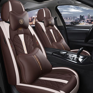 Ventes flash Amazon, housses de siège de voiture en cuir imperméable de haute qualité, super bon marché, ensemble complet, ajustement universel pour Accord - Product Image 4