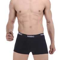 Sous-vêtements pour hommes en coton, caleçons et boxers, livraison directe d'usine, logo personnalisé, sous-vêtements respirants, ceinture élastique douce