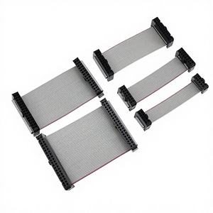 Kabel Ribbon Datar Abu-abu 16P IDC dengan Ekstensi <span class=keywords><strong>2</strong></span>*8P Pitch <span class=keywords><strong>2</strong></span>.54mm untuk Peralatan Elektronik Seperti Harness Mekanik dan Layar LED - Product Image 5