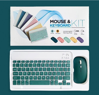 Ensemble clavier et souris sans fil universels pour tablette, ordinateur, iPhone Duo / iPad et autres smartphones