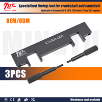 Juego de 3 Herramientas para Reparación de Carrocería, Herramienta Especial para Ajuste de Distribución del Cigüeñal y Árbol de Levas de Motor 1.8T 2.0T para Changan UNI-K CS75 CS95