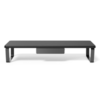 Nouveau design en bois support de moniteur de jeu Riser bureau d'ordinateur contrôleur extensible support de rangement de bureau robuste pour Studio de bureau
