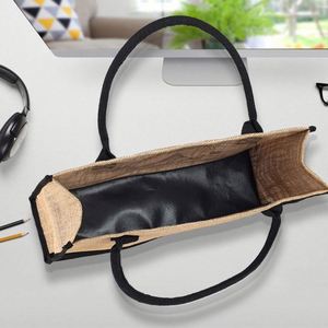 Sac fourre-tout en jute personnalisé, extra large, réutilisable pour les courses - Product Image 3