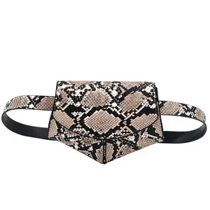 PROMO Women Fanny Pack Waist Belt Bag Ladies Fashion Bum Bag Serpentine Vintage Waist Bag