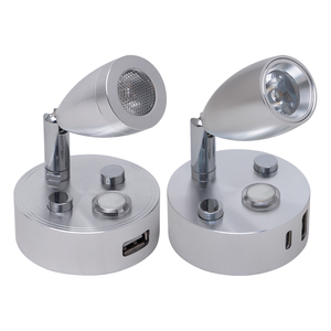 Màu sắc kép 3000 + 6000K Led Đọc Sách ánh sáng RV cắm trại treo tường LED đèn cảm ứng Dim 5V USB Sạc Đọc Sách ánh sáng - Product Image 1