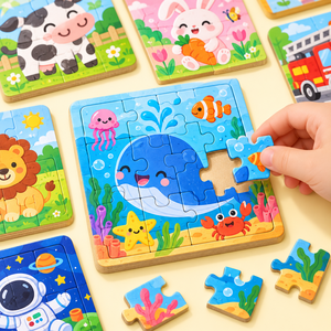 Vendita Diretta dalla Fabbrica, Puzzle Creativi Personalizzati per <span class=keywords><strong>Bambini</strong></span>, <span class=keywords><strong>Giochi</strong></span> Educativi in Carta per l'Infanzia e l'Asilo - Product Image 2