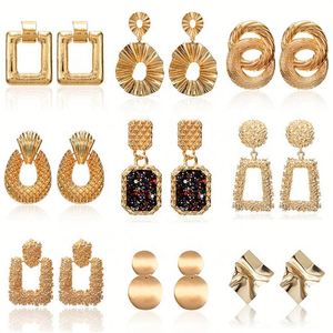 Pendientes Geométricos Grandes de Moda 2019, Joyería Moderna para Mujer, Pendientes Colgantes, Joyería para Mujer - Product Image 1