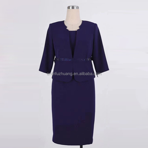 Classic Formal Office <b>Dresses</b> Plus Size Women's Clothing Church <b>Suit</b> <b>Dresses</b> for Women Business - Product Image 5