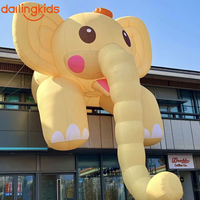 Mascotte animale gonflable lumineuse personnalisée, modèle de personnage sur mesure pour la décoration artistique des centres commerciaux