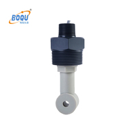 Capteur de pH inductif DDG-GY pour HCL, NaOH, HNO3, H2SO4, installation de tuyauterie traversante ou encastrée avec filetage