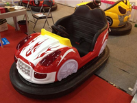 Neue coole Lichtattraktion für Freizeitparks: Elektrische Bumper Cars für Erwachsene aus Fiberglas, 24V Batterie, Doppelplatz, 200kg, Outdoor-Verkauf