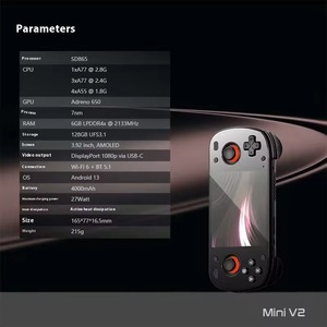 Consola de Juegos Retro Clásica OEM <span class=keywords><strong>Mini</strong></span> V2 Portátil con Pantalla OLED Grande de 3.92 Pulgadas y SD865 para Android - Product Image 5