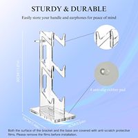Support de Contrôleur Personnalisé en Gros à 3 Niveaux Universel pour Casque et Écouteurs, Présentoir en Acrylique pour Manettes