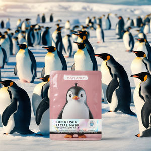 <span class=keywords><strong>Masque</strong></span> facial imprimé <span class=keywords><strong>pingouin</strong></span> <span class=keywords><strong>Masque</strong></span> de beauté hydratant et raffermissant Soins de la peau personnalisables Masques en feuille Oem - Product Image 2