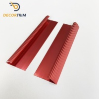 DECORTRIM Anpassbare Aluminium-Teppichleiste mit Rutschfesten Zähnen für Bodenkanten und Verbindungen