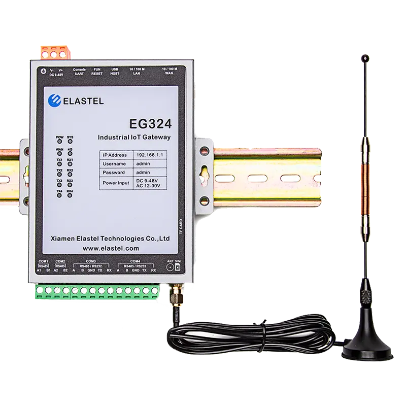 4G LTE Gateway komputasi tepi IoT cerdas industri nirkabel dengan Ethernet RS485 RS232