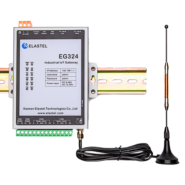 4G LTE Wireless Industrial Intelligent IoT Edge Computing Gateway with RS485 RS232 Ethernet