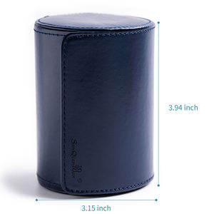 กล่องใส่เนคไทหนังสั่งทำจากโรงงาน ของขวัญสำหรับผู้ชาย กล่องเก็บเนคไทแบบม้วนสำหรับเดินทางสุดหรู กล่องใส่เนคไท PU สำหรับเดินทาง - Product Image 3