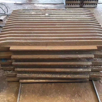 Pelat Aw Golden Casting untuk Suku Cadang Jaw Crusher Logam, Baja Mangan Tinggi Tempa untuk Penggunaan Pertambangan Bijih