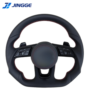 Volant sport en cuir personnalisé de haute qualité, style exclusif pour <span class=keywords><strong>Audi</strong></span> RS7 RS3 <span class=keywords><strong>RS4</strong></span> RS5 RS6 S4 Q3 Q5 A4 A6 C8 R8 A5 TT A7 TTRS - Product Image 1