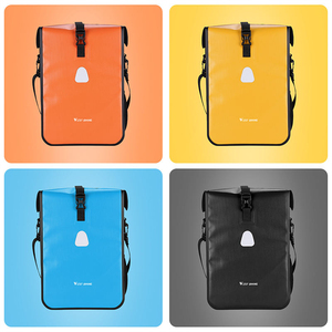 Sac de porte-bagages arrière imperméable WEST BIKING pour vélo, grande capacité, sacoche de voyage, sacoche de rangement pour vélo - Product Image 2