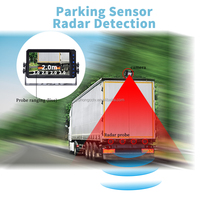 HD 12V 24V Véhicule Inversion Truck1080hd Vision Numérique radar Hôte Angle Mort Auxiliaire Capteur De Stationnement Kit De Détection Système