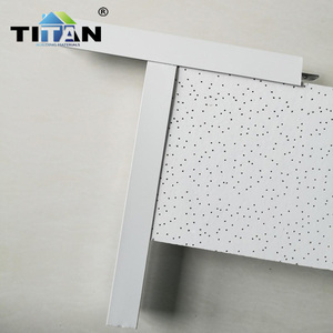 Úc Kenya treo thả gạch Trần 2x4 đen sợi khoáng Trần Acoustic tấm Trần - Product Image 3