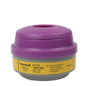 Masker debu kartrid Respirator penyaring udara, masker setengah polusi sedang masker <span class=keywords><strong>Gas</strong></span> <span class=keywords><strong>Filter</strong></span> ganda - Product Image 5