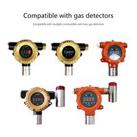 Controlador de Alarma de Gas para Autobús CAATM CA-2100K de 16 Canales, Alarma Sonora, Pantalla LCD, Salidas de Relé RS485, Aleación de Aluminio, Función SOS, 1200m