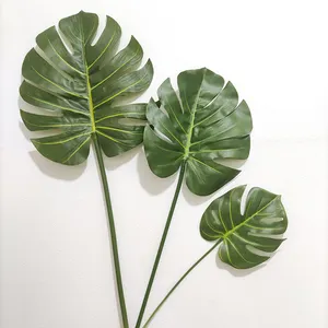 Hoja de palma integrada de moda, helecho de hoja Monstera, ramas para decoración personalizada