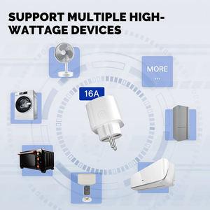 EARYKONG Matter Smart presa presa presa 16A EU Standard Smartphone telecomando controllo vocale compatibile con più piattaforme - Product Image 3