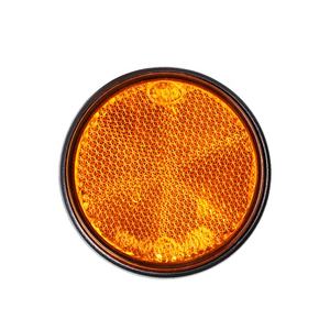 Nouveau 60mm rond rétro réfléchissant couleur ambre pour camions remorques - Product Image 1