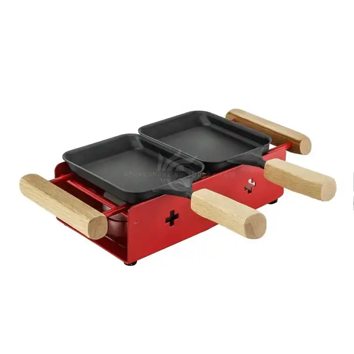 Durable Mini Raclette Candlelight Cheese Melter Pan for Home for Kitchen