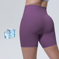 Shorts de course unisexe personnalisés 2026 avec logo, respirants, de luxe, taille haute, amincissants, sensation rafraîchissante, style cycliste et yoga