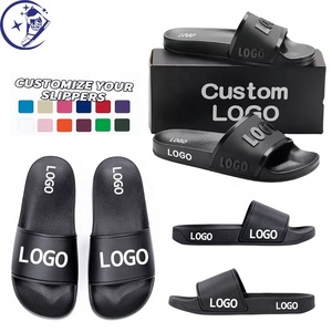 Pantofole personalizzate da <span class=keywords><strong>uomo</strong></span> personalizzate in fabbrica 3D con Logo in <span class=keywords><strong>gomma</strong></span> scivoli per donna spiaggia Custom scivoli da squadra per Club Gym - Product Image 1