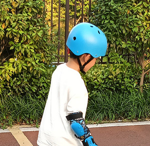 Casque de vélo pour enfants réglable en ABS noir EPS double sport unisexe scooter électrique skateboard roller patins à roulettes vélo - Product Image 6