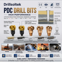 Алмазное долото PDC Drillsoltek для бурения водозаборных скважин