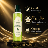 Lessive en poudre liquide OEM en cylindre de soie et laine verte, capsules de lessive, produits de lavage, parfum et senteur