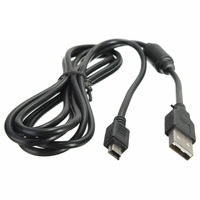 6ft Mini 5 broches USB câble de charge cordon de synchronisation de données chargeur fil pour contrôleur sans fil Playstation 3 PS3