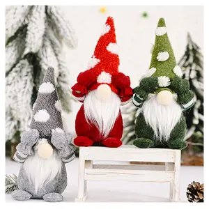 Handmade Thụy Điển Giáng Sinh Santa Tomte Gnome Búp Bê Sang Trọng