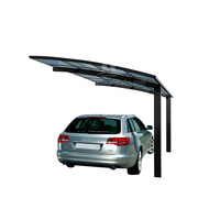 Abri de Voiture Garage avec Toiture en Plaques de Polycarbonate