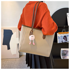 <span class=keywords><strong>Bolso</strong></span> Tote de Cuero PU para Mujer, <span class=keywords><strong>Bolso</strong></span> de Mano de Gran Capacidad, <span class=keywords><strong>Bolso</strong></span> de Compras Elegante para Mujer - Product Image 6